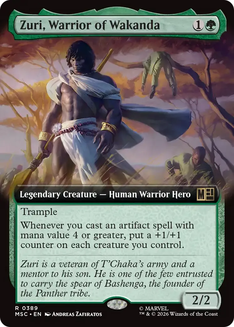 Zuri, Warrior of Wakanda — Marvel Super Heroes Commander — Magic: The Gathering