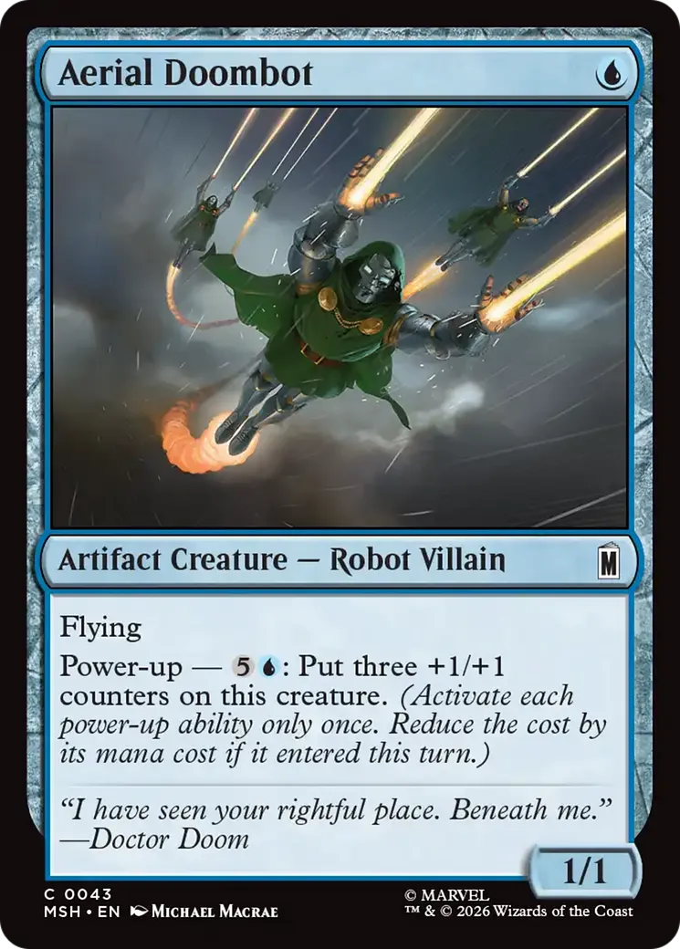 Aerial Doombot — Marvel Super Heroes — Magic: The Gathering