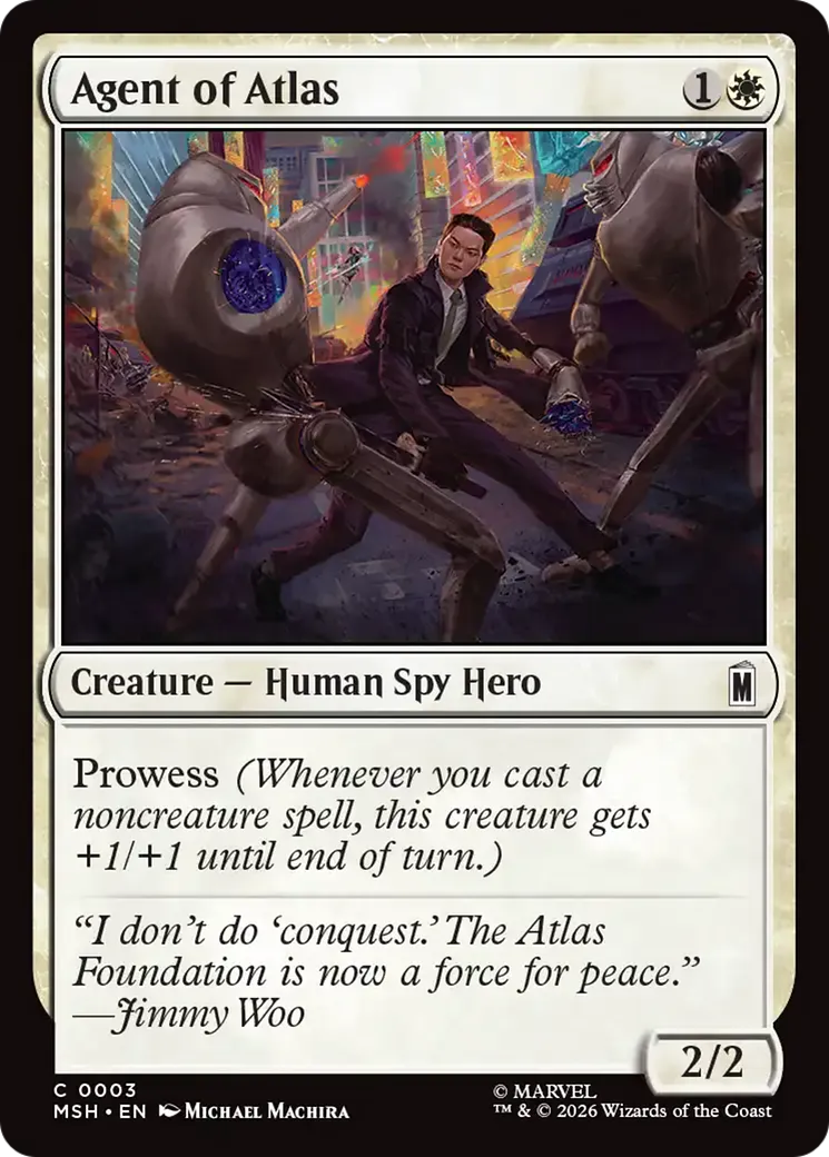 Agent d'Atlas — Marvel Super Heroes — Magic: The Gathering