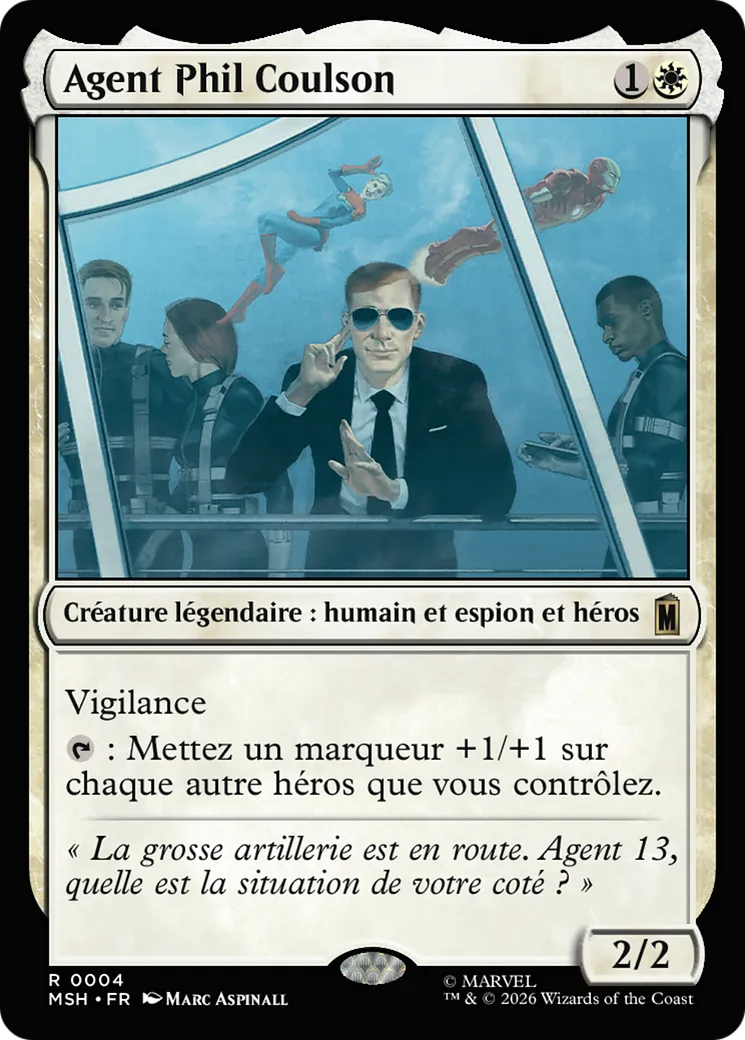 Agent Phil Coulson — Marvel Super Heroes — Magic: The Gathering