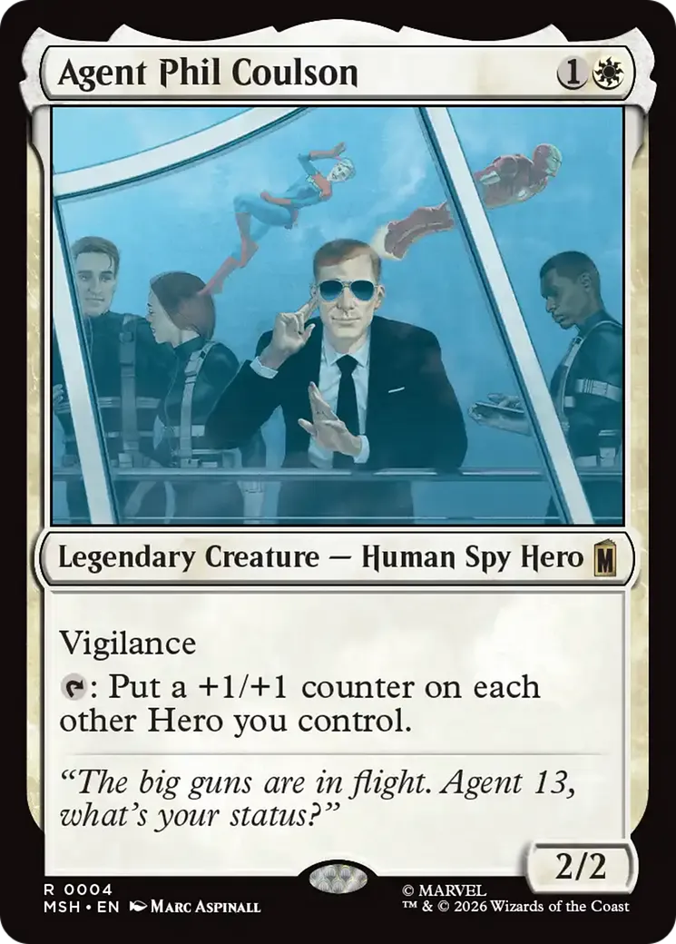 Agent Phil Coulson — Marvel Super Heroes — Magic: The Gathering