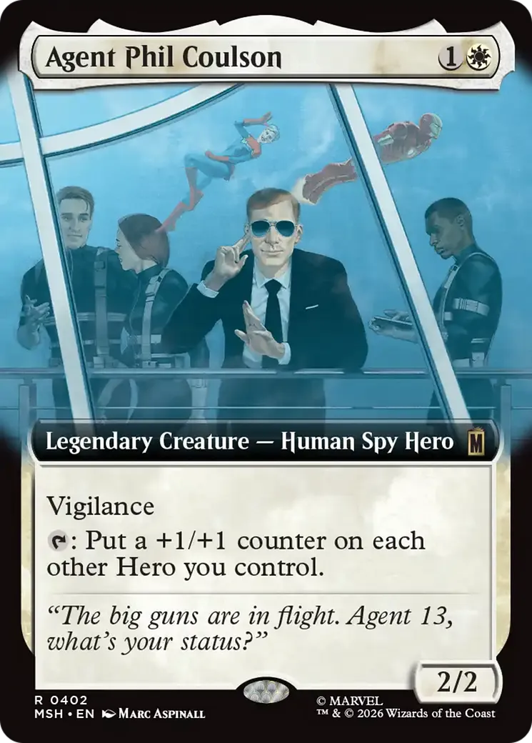 Agent Phil Coulson — Marvel Super Heroes — Magic: The Gathering