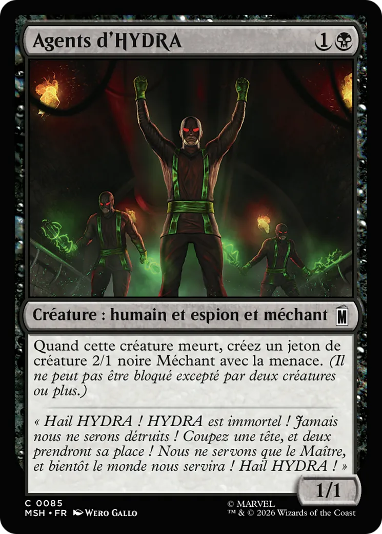 Agents d'HYDRA — Marvel Super Heroes — Magic: The Gathering