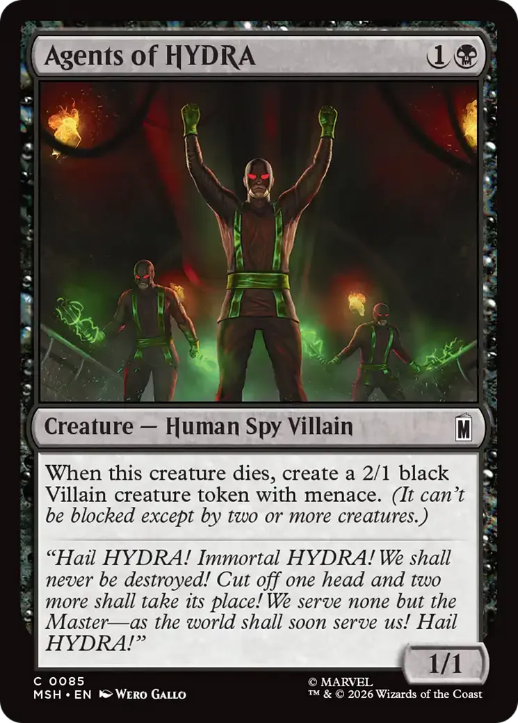 Agents d'HYDRA — Marvel Super Heroes — Magic: The Gathering