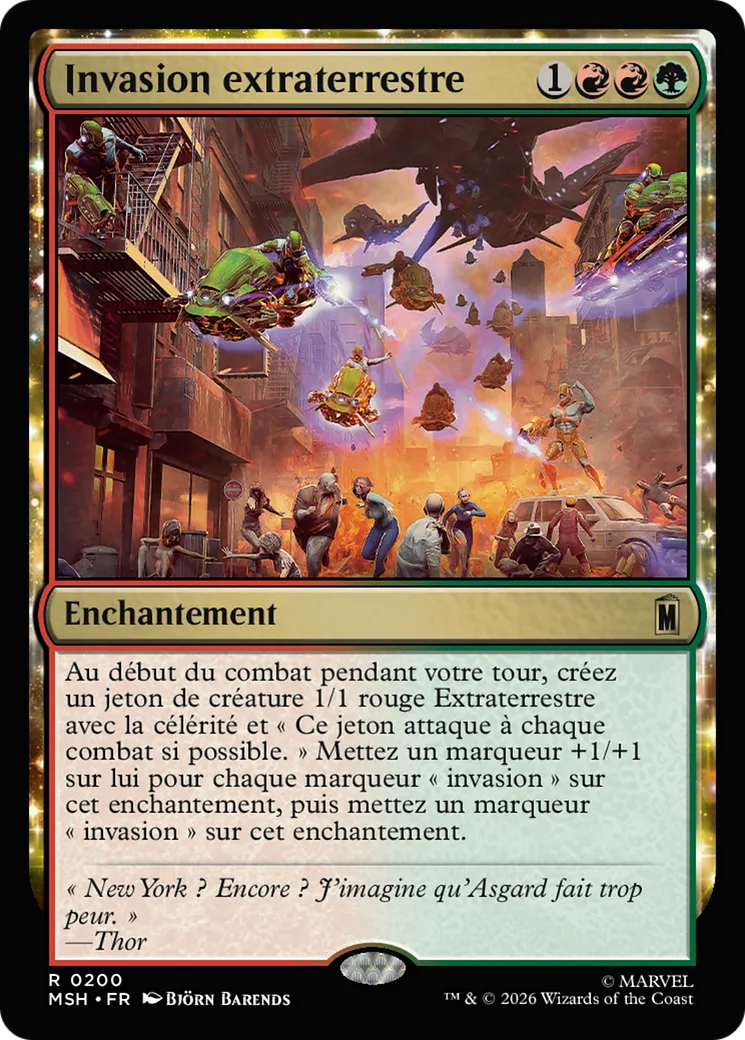 Invasion extraterrestre — Marvel Super Heroes — Magic: The Gathering