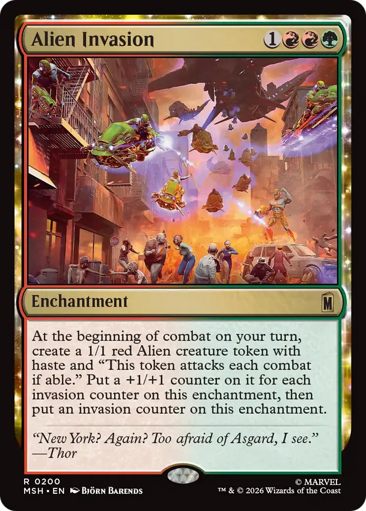 Invasion extraterrestre — Marvel Super Heroes — Magic: The Gathering