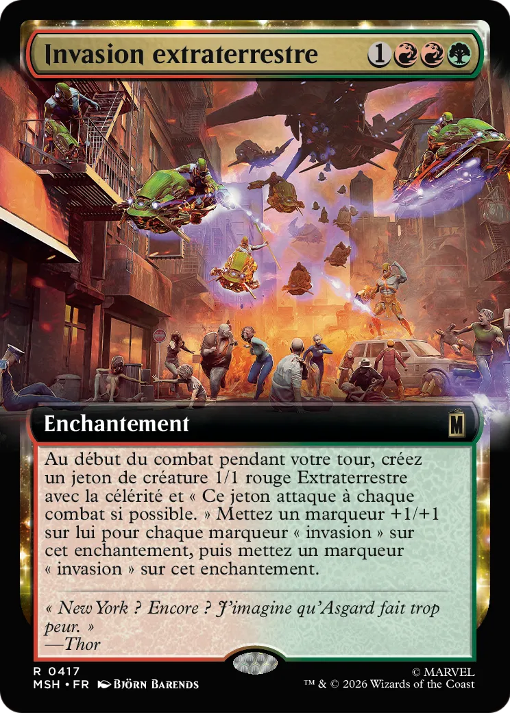 Invasion extraterrestre — Marvel Super Heroes — Magic: The Gathering