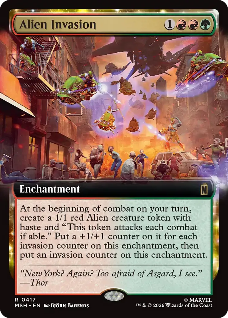 Invasion extraterrestre — Marvel Super Heroes — Magic: The Gathering