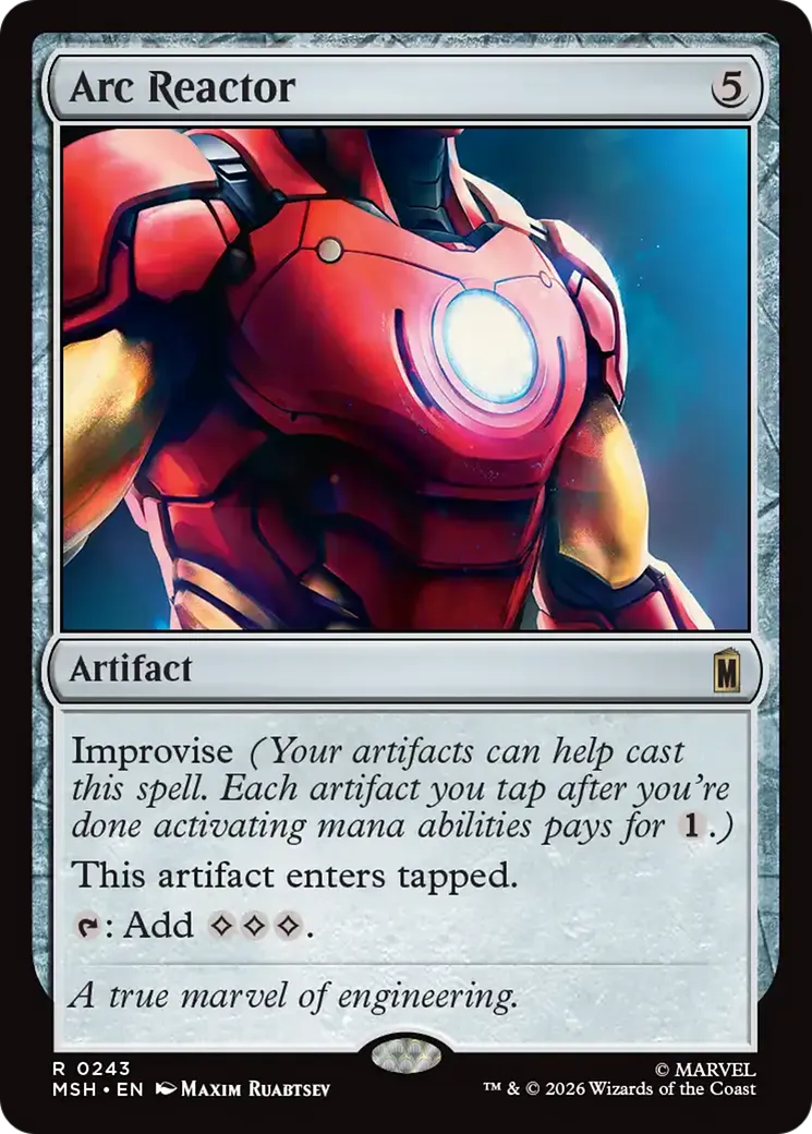 Arc Reactor — Marvel Super Heroes — Magic: The Gathering