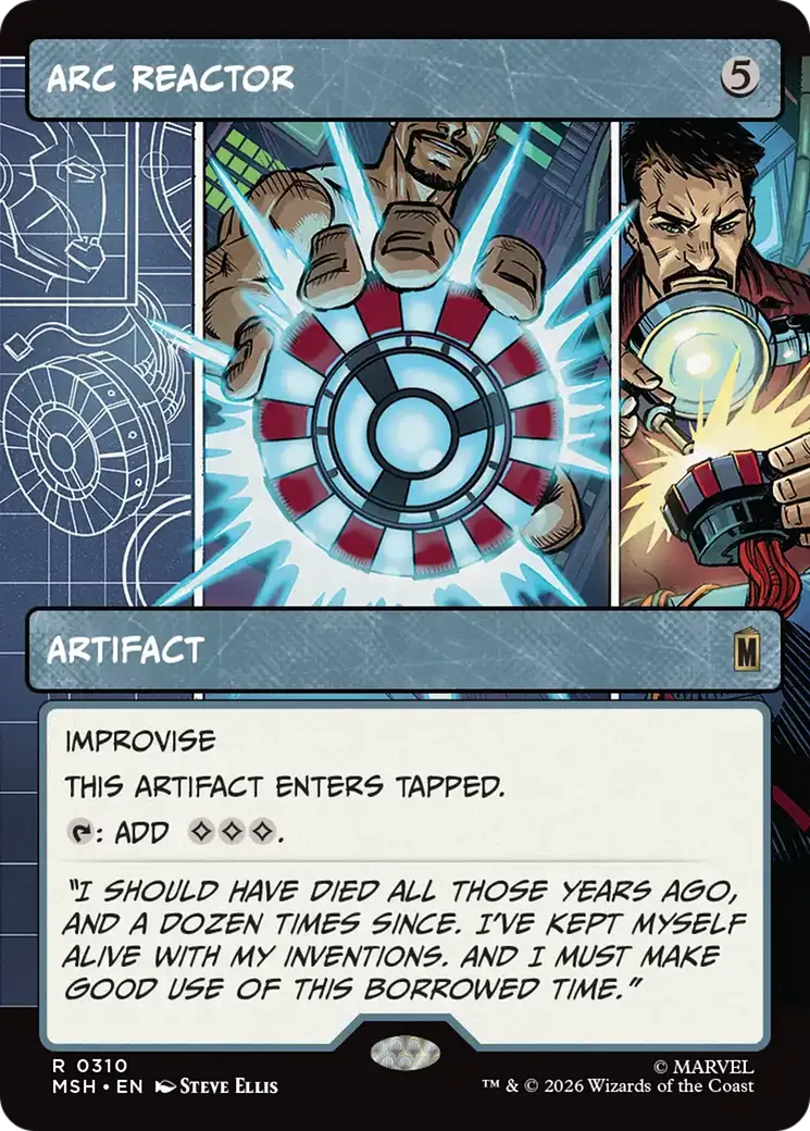 Arc Reactor — Marvel Super Heroes — Magic: The Gathering