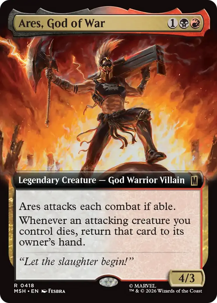 Ares, God of War — Marvel Super Heroes — Magic: The Gathering