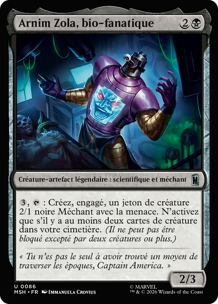 Arnim Zola, bio-fanatique — Marvel Super Heroes — Magic: The Gathering