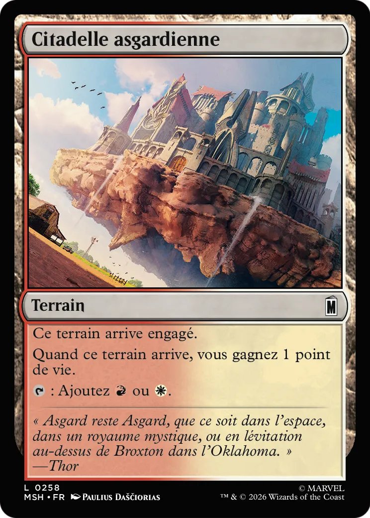 Citadelle asgardienne — Marvel Super Heroes — Magic: The Gathering