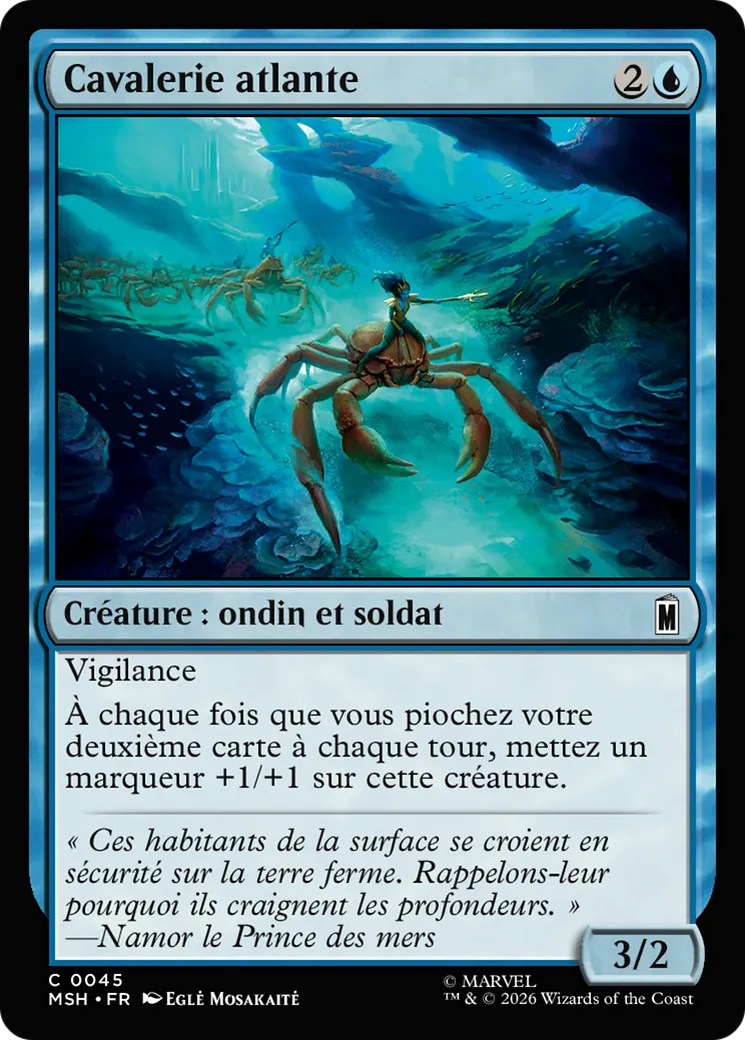 Cavalerie atlante — Marvel Super Heroes — Magic: The Gathering
