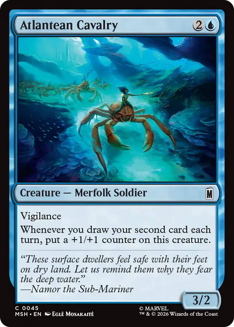 Cavalerie atlante — Marvel Super Heroes — Magic: The Gathering