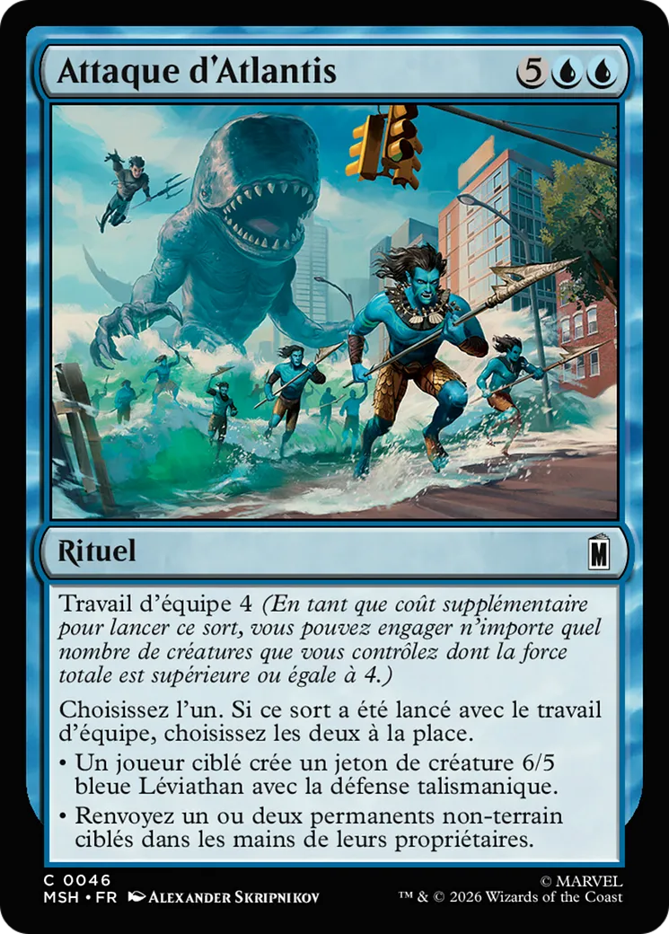 Attaque d'Atlantis — Marvel Super Heroes — Magic: The Gathering
