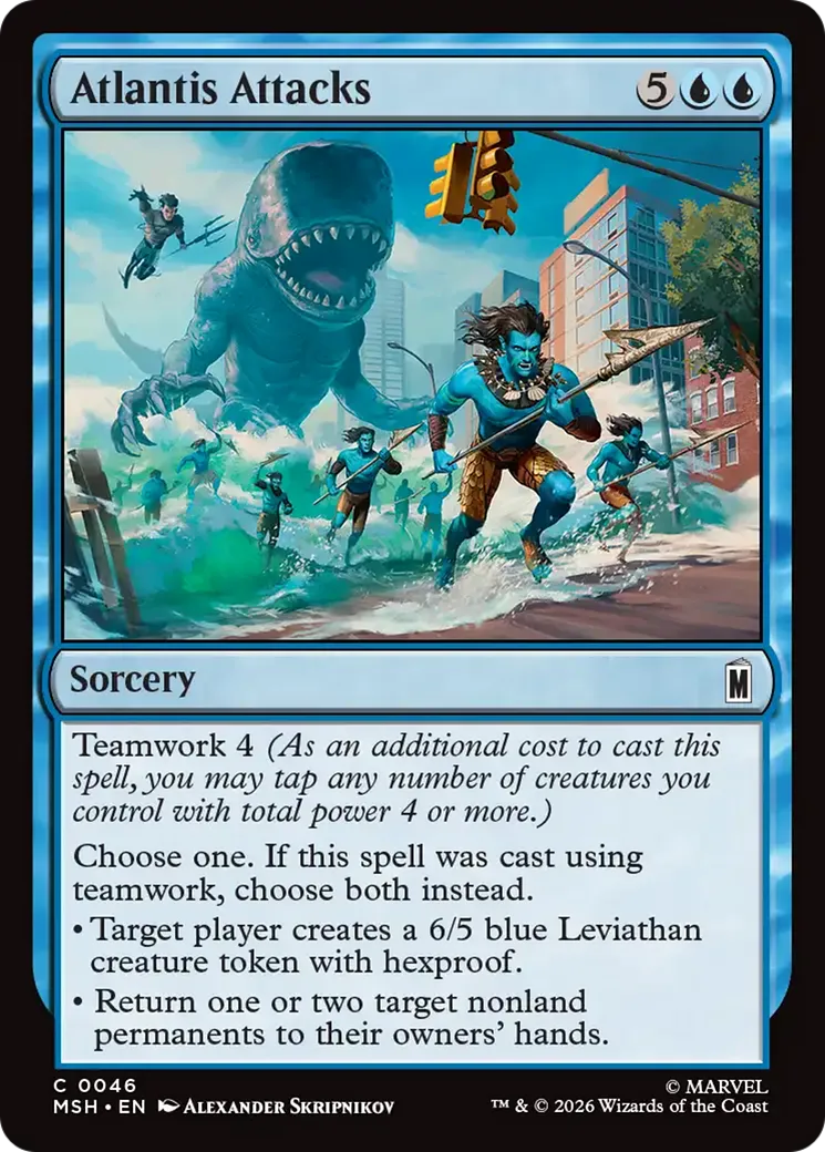 Attaque d'Atlantis — Marvel Super Heroes — Magic: The Gathering