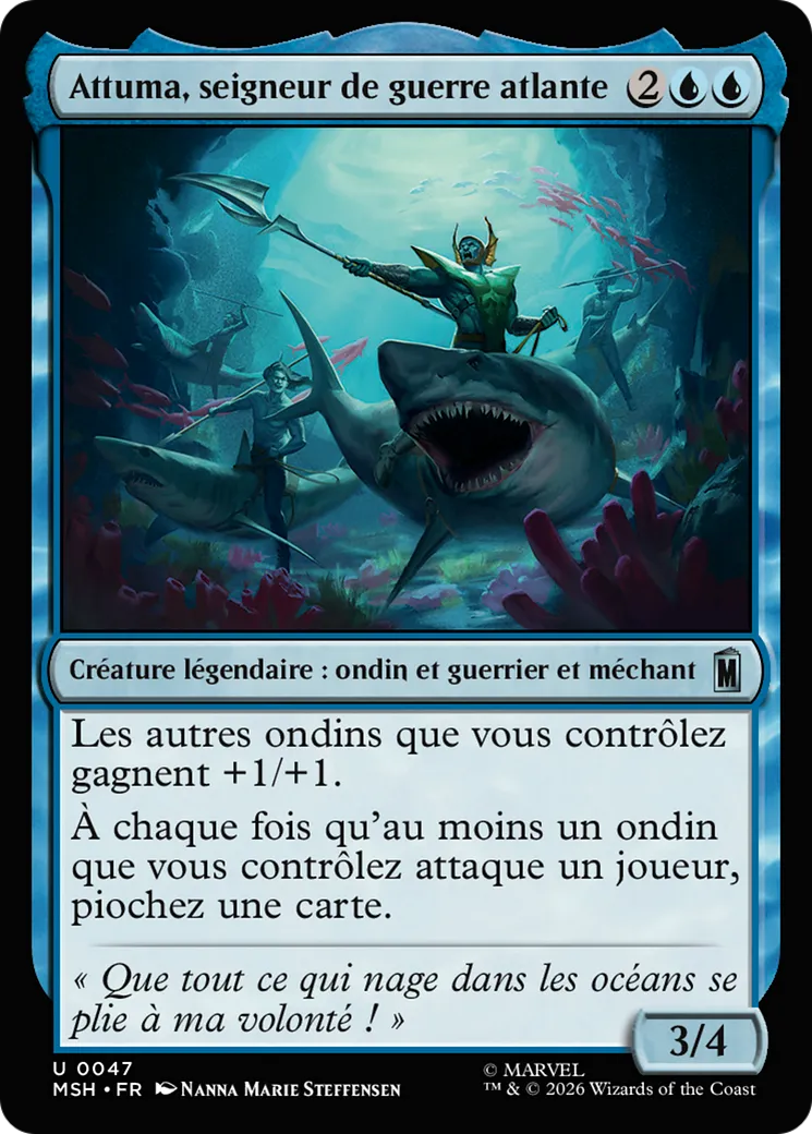 Attuma, seigneur de guerre atlante — Marvel Super Heroes — Magic: The Gathering