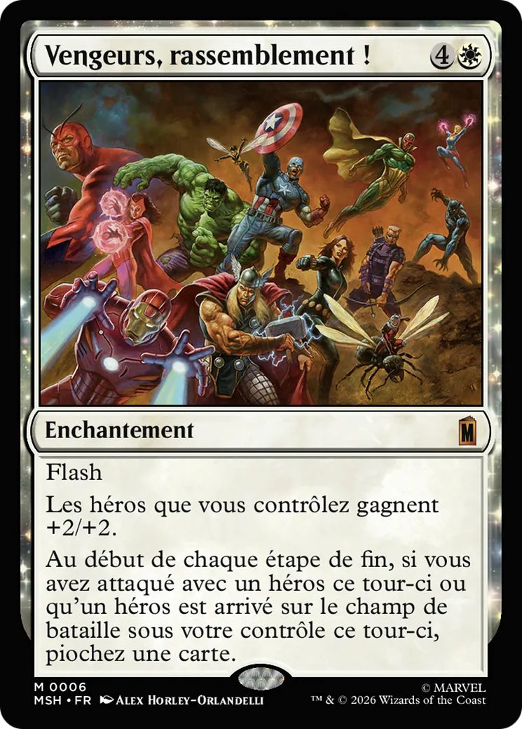 Vengeurs, rassemblement ! — Marvel Super Heroes — Magic: The Gathering