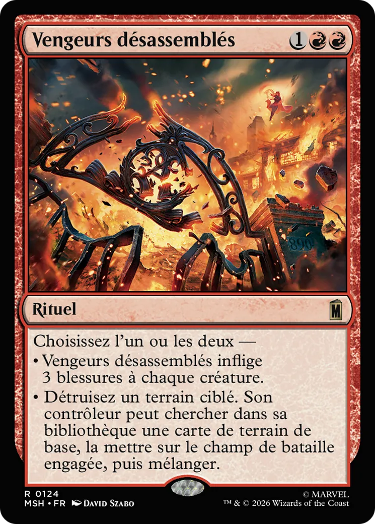 Vengeurs désassemblés — Marvel Super Heroes — Magic: The Gathering