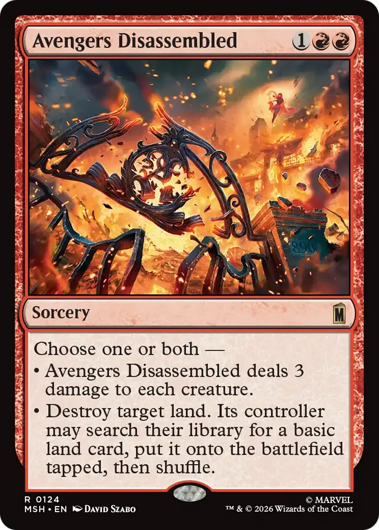Avengers Disassembled — Marvel Super Heroes — Magic: The Gathering