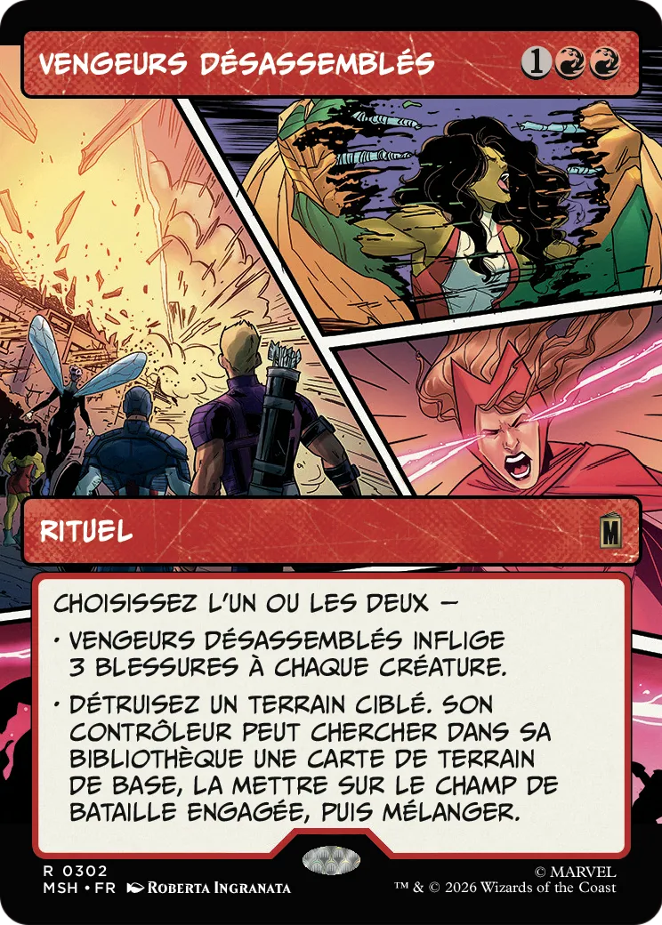 Vengeurs désassemblés — Marvel Super Heroes — Magic: The Gathering