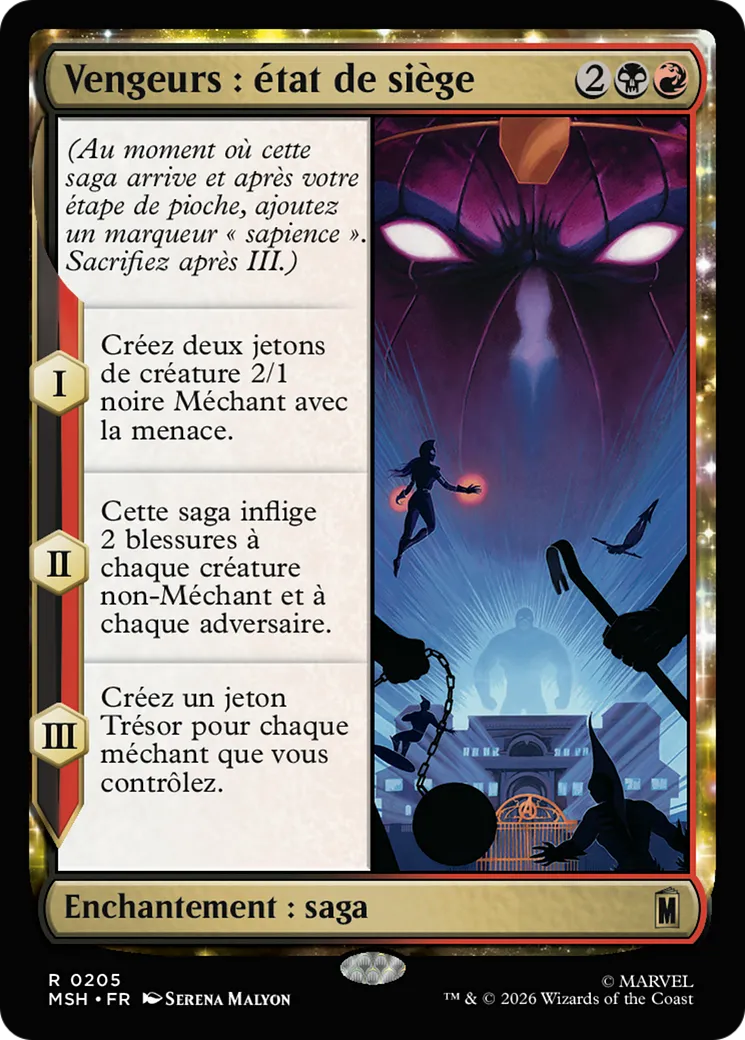 Vengeurs : état de siège — Marvel Super Heroes — Magic: The Gathering