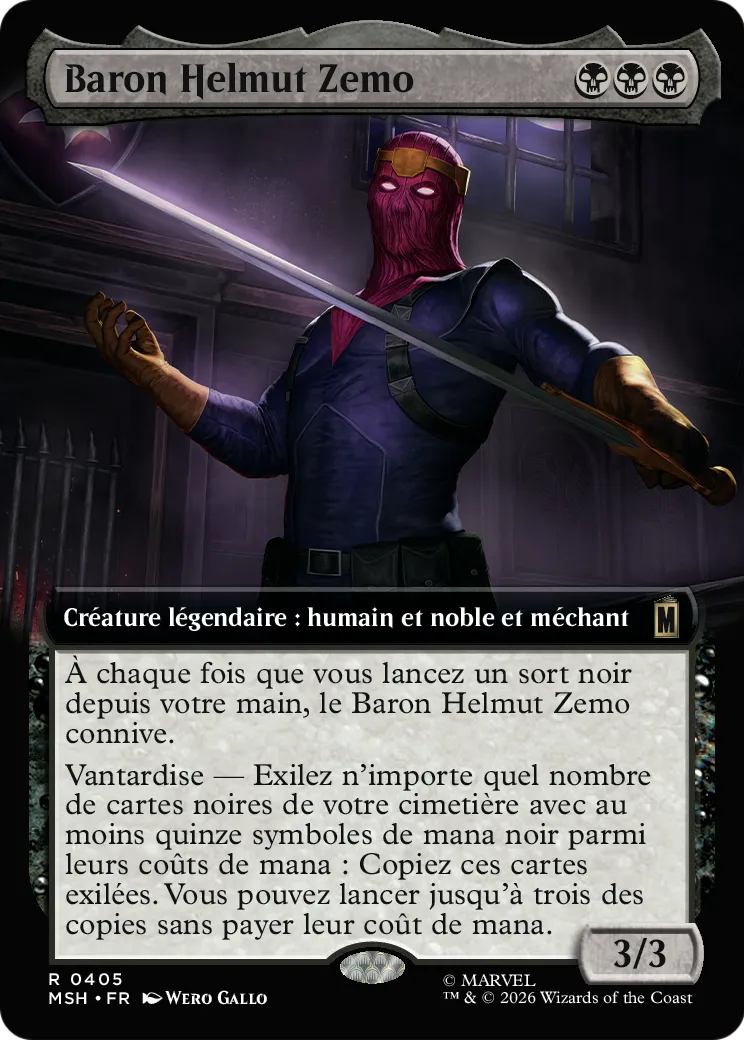 Baron Helmut Zemo — Marvel Super Heroes — Magic: The Gathering