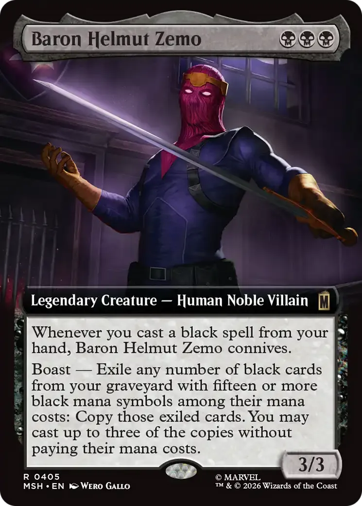 Baron Helmut Zemo — Marvel Super Heroes — Magic: The Gathering