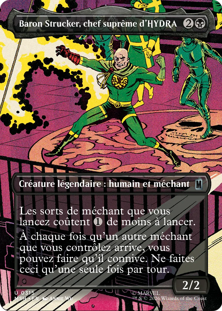 Baron Strucker, chef suprême d'HYDRA — Marvel Super Heroes — Magic: The Gathering