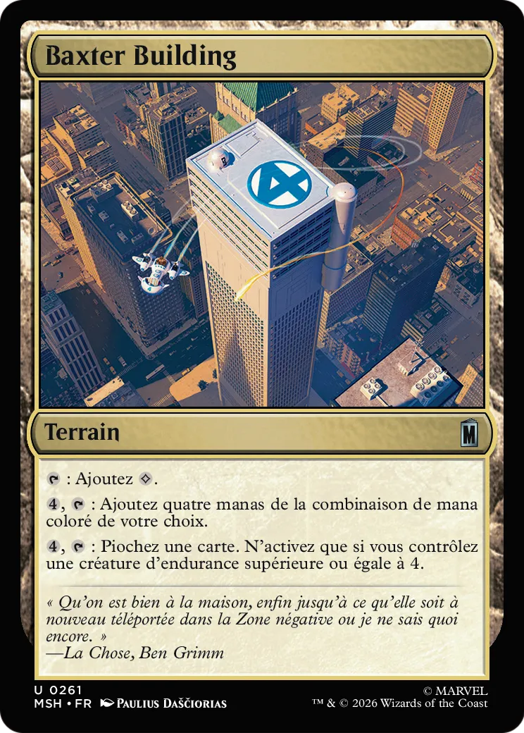 Baxter Building — Marvel Super Heroes — Magic: The Gathering