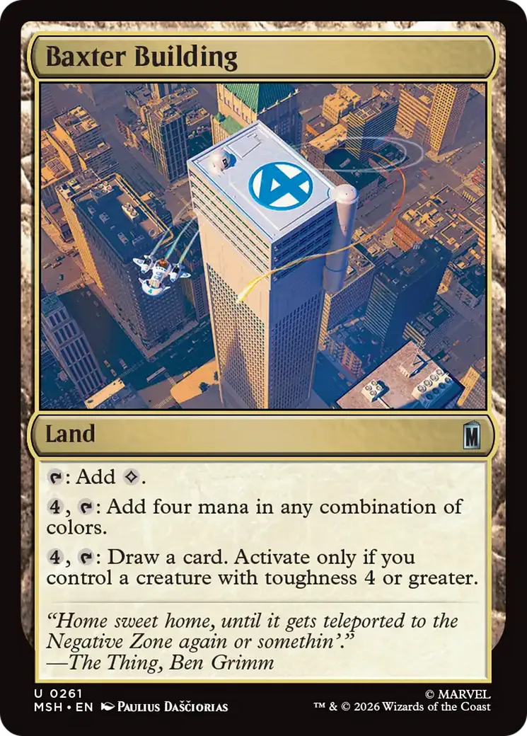 Baxter Building — Marvel Super Heroes — Magic: The Gathering