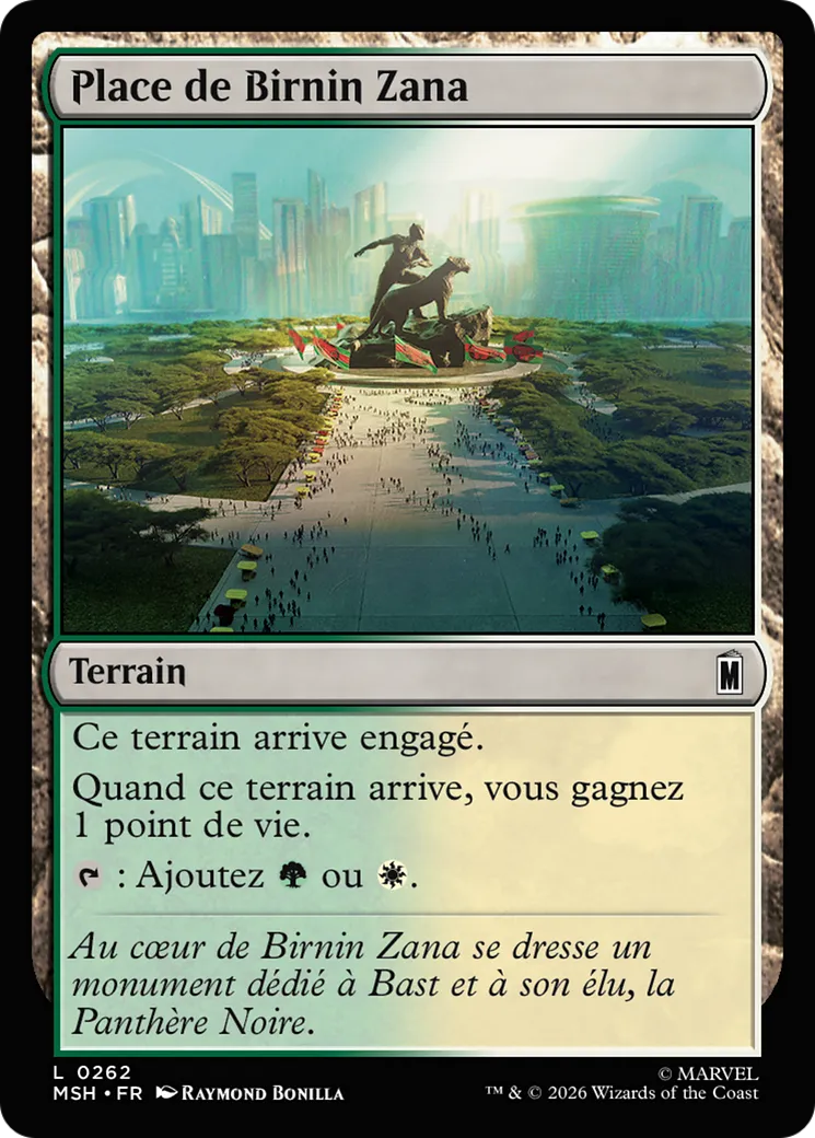Place de Birnin Zana — Marvel Super Heroes — Magic: The Gathering