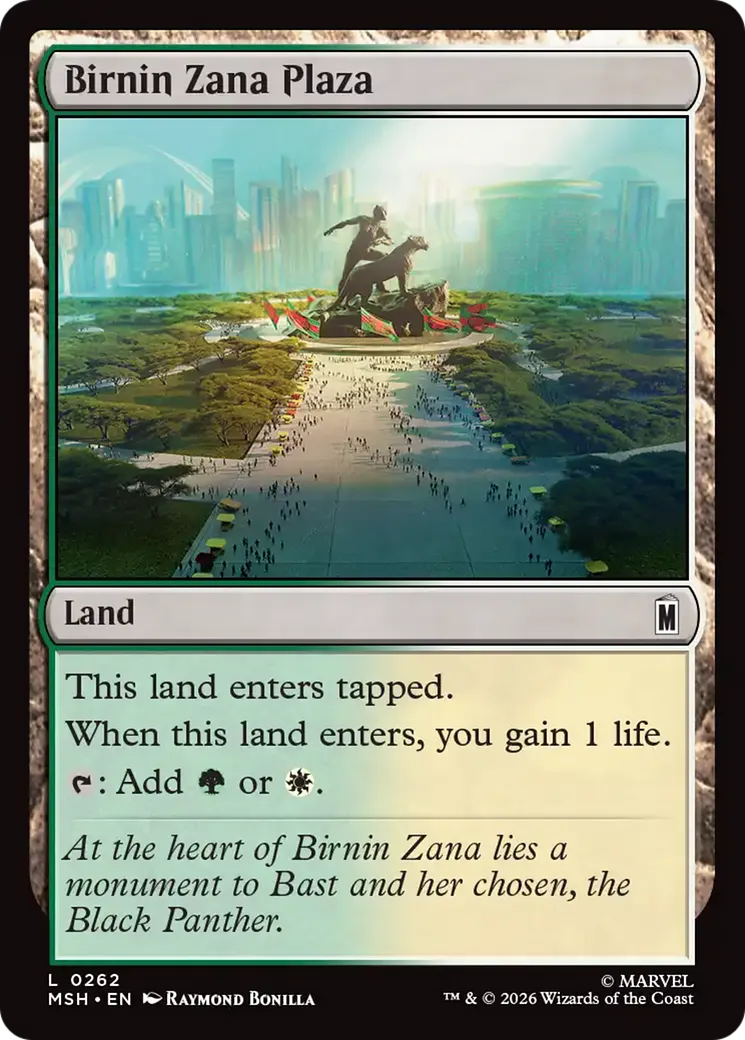 Place de Birnin Zana — Marvel Super Heroes — Magic: The Gathering