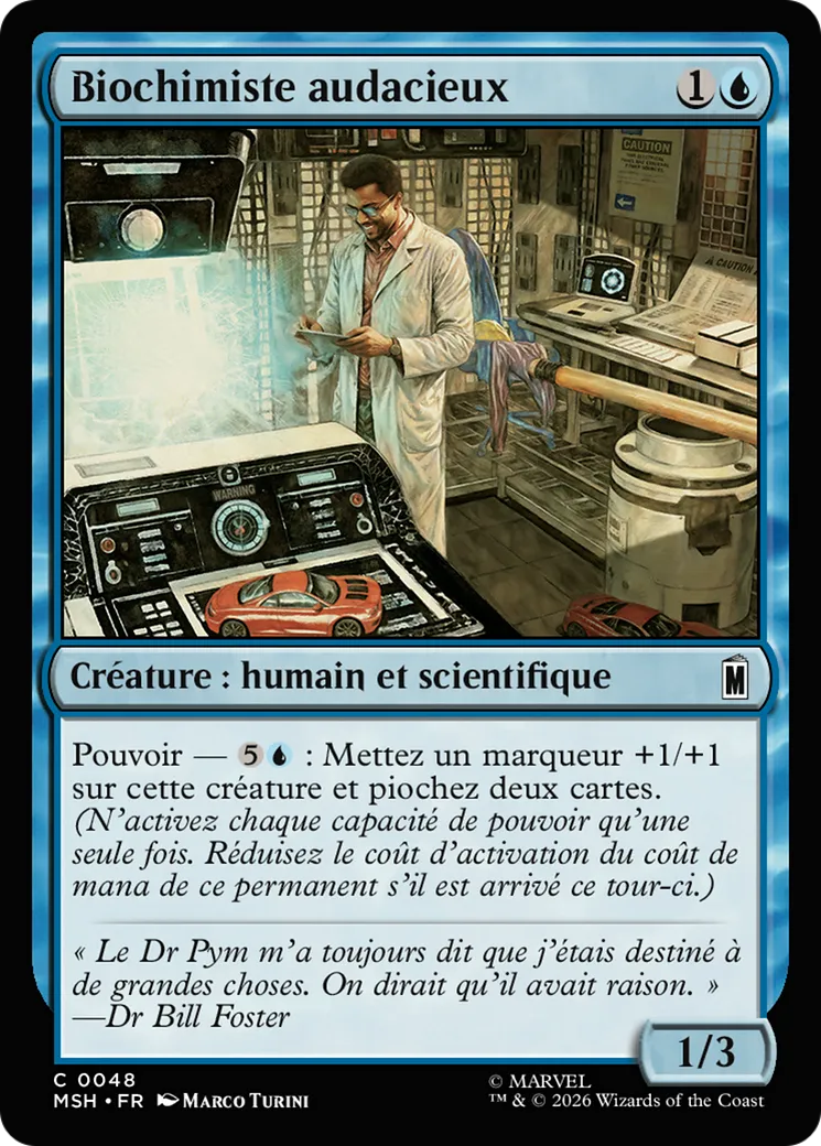 Biochimiste audacieux — Marvel Super Heroes — Magic: The Gathering