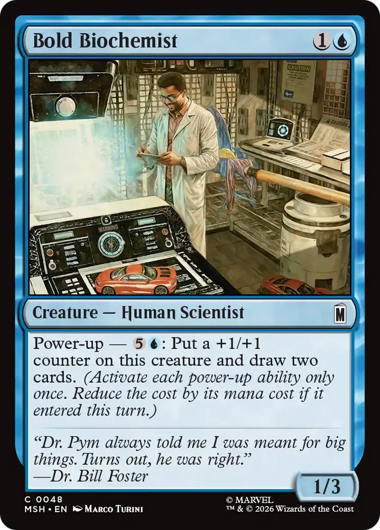 Bold Biochemist — Marvel Super Heroes — Magic: The Gathering