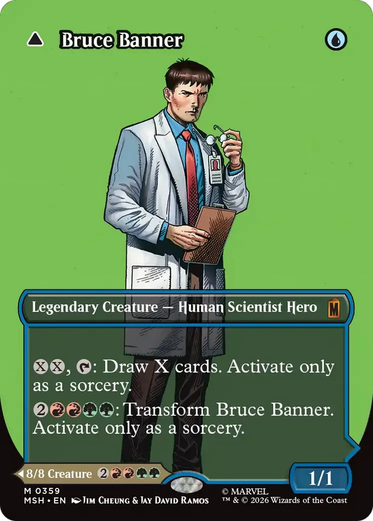 Bruce Banner // The Incredible Hulk from Marvel Super Heroes - Magic: The Gathering