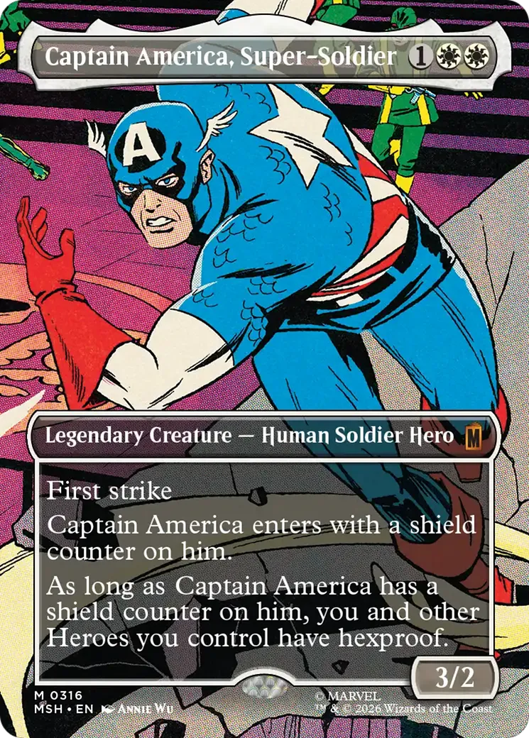 Captain America, Super-Soldier — Marvel Super Heroes — Magic: The Gathering