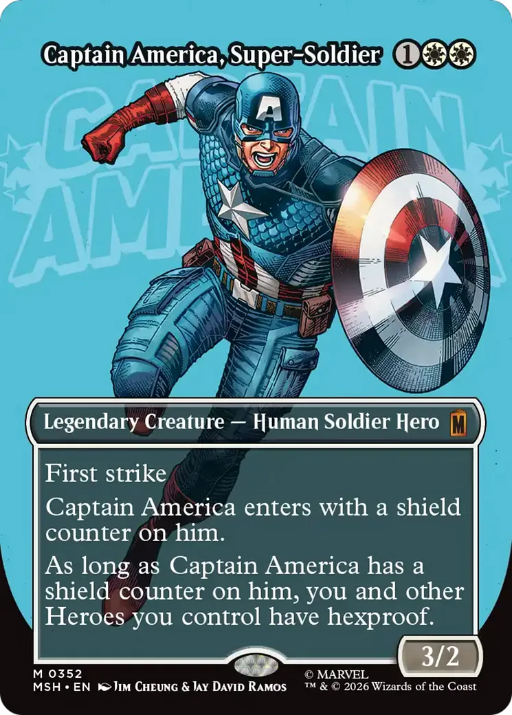 Captain America, Super-Soldier — Marvel Super Heroes — Magic: The Gathering
