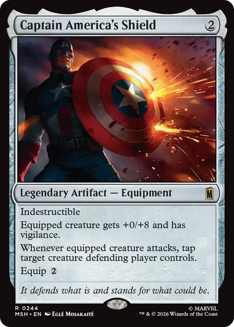 Captain America's Shield — Marvel Super Heroes — Magic: The Gathering