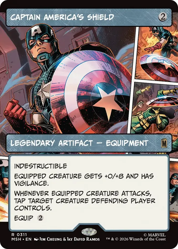 Captain America's Shield — Marvel Super Heroes — Magic: The Gathering