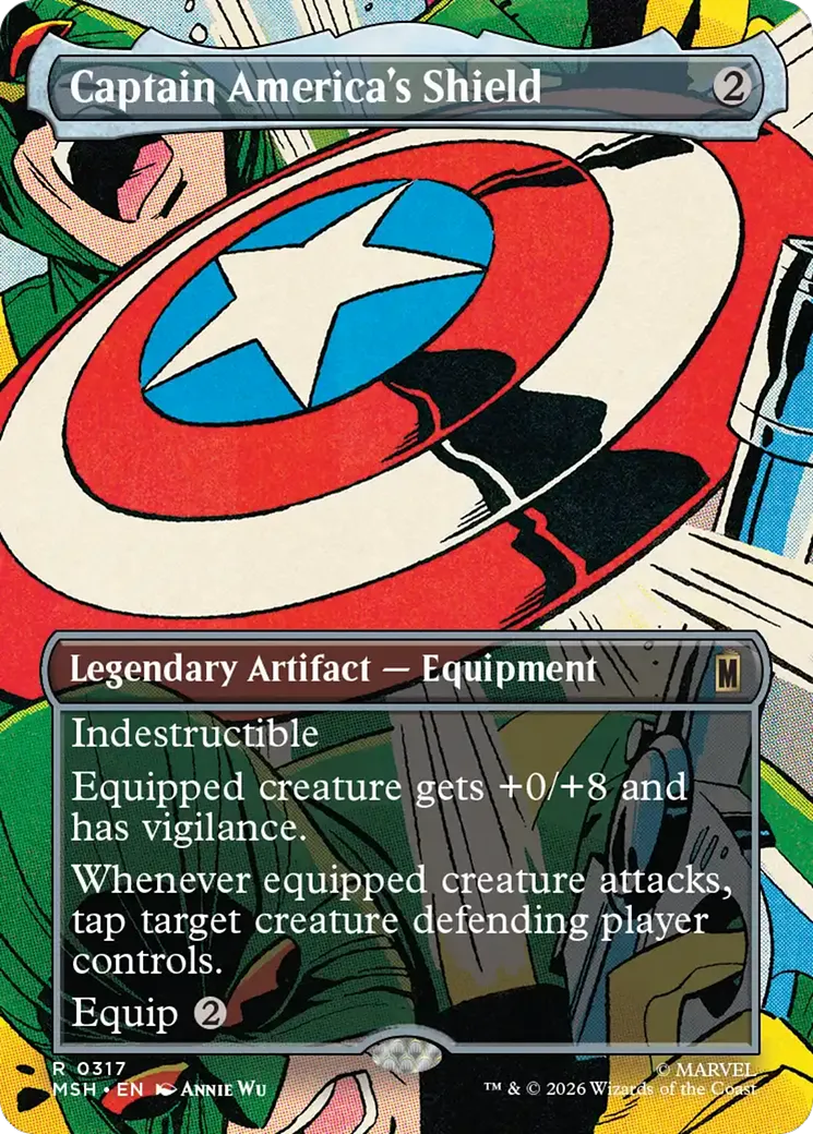 Captain America's Shield — Marvel Super Heroes — Magic: The Gathering