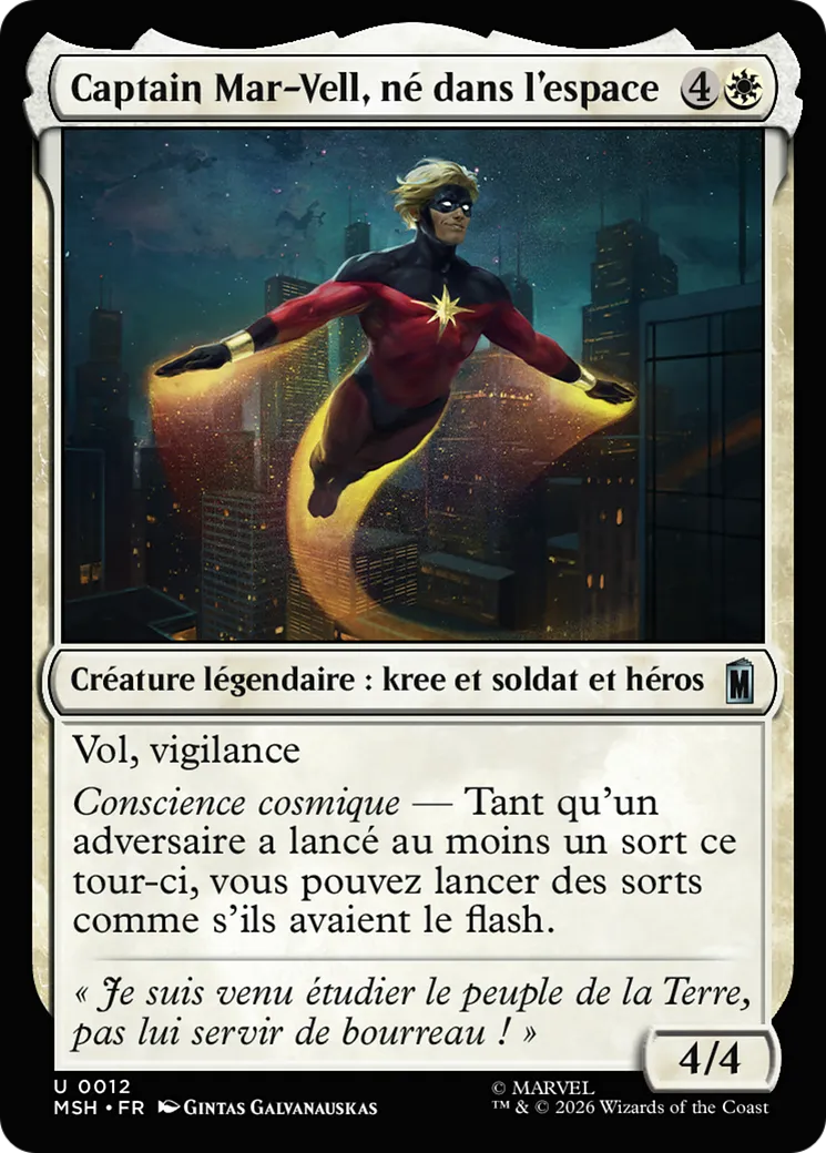 Captain Mar-Vell, né dans l'espace — Marvel Super Heroes — Magic: The Gathering