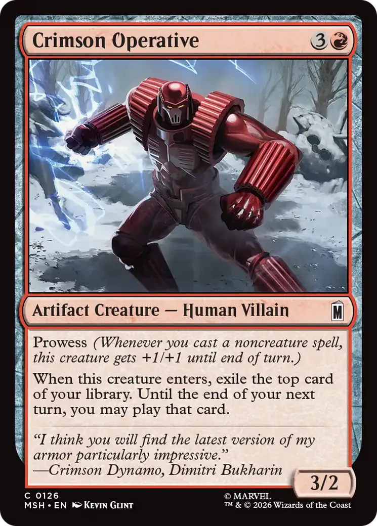 Commando pourpre — Marvel Super Heroes — Magic: The Gathering