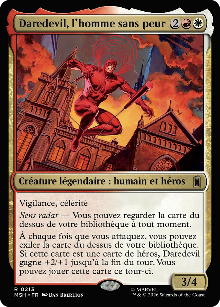 Daredevil, l'homme sans peur — Marvel Super Heroes — Magic: The Gathering