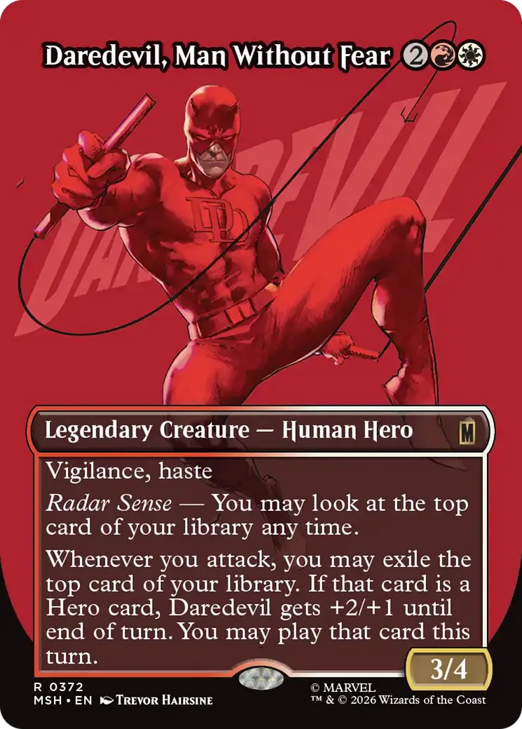 Daredevil, Man Without Fear — Marvel Super Heroes — Magic: The Gathering