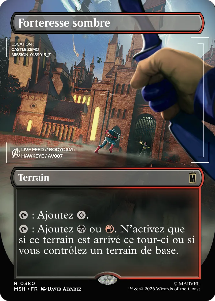 Forteresse sombre — Marvel Super Heroes — Magic: The Gathering