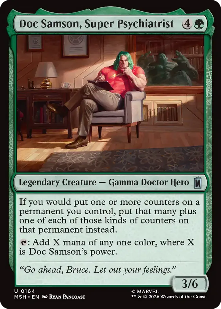 Doc Samson, super-psychiatre — Marvel Super Heroes — Magic: The Gathering