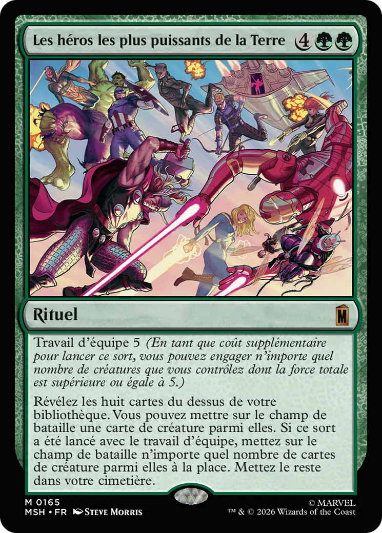 Les héros les plus puissants de la Terre — Marvel Super Heroes — Magic: The Gathering