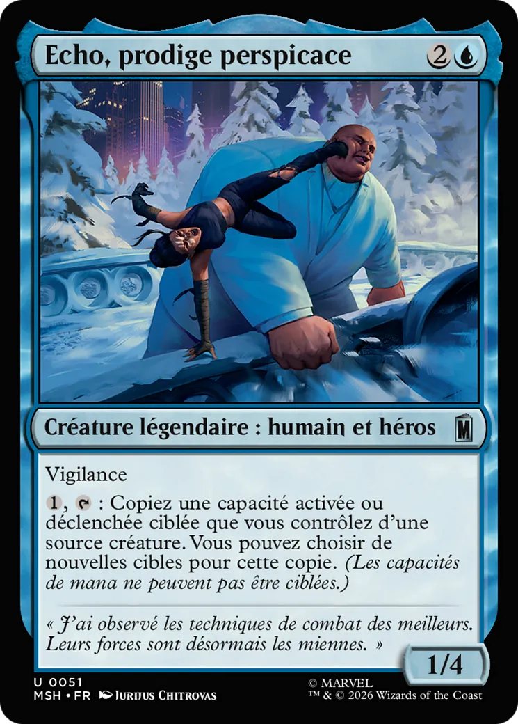 Echo, prodige perspicace — Marvel Super Heroes — Magic: The Gathering